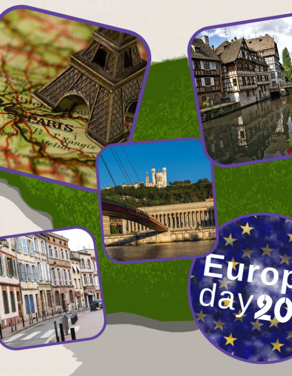 French cities celebrating the Europe Day