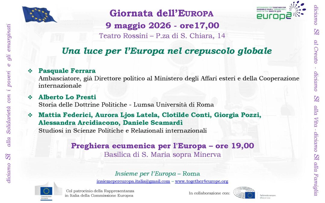 Una luce per l’Europa nel crepuscolo globale